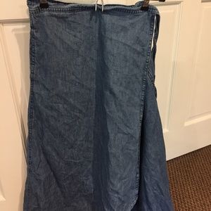 Gap wrap skirt